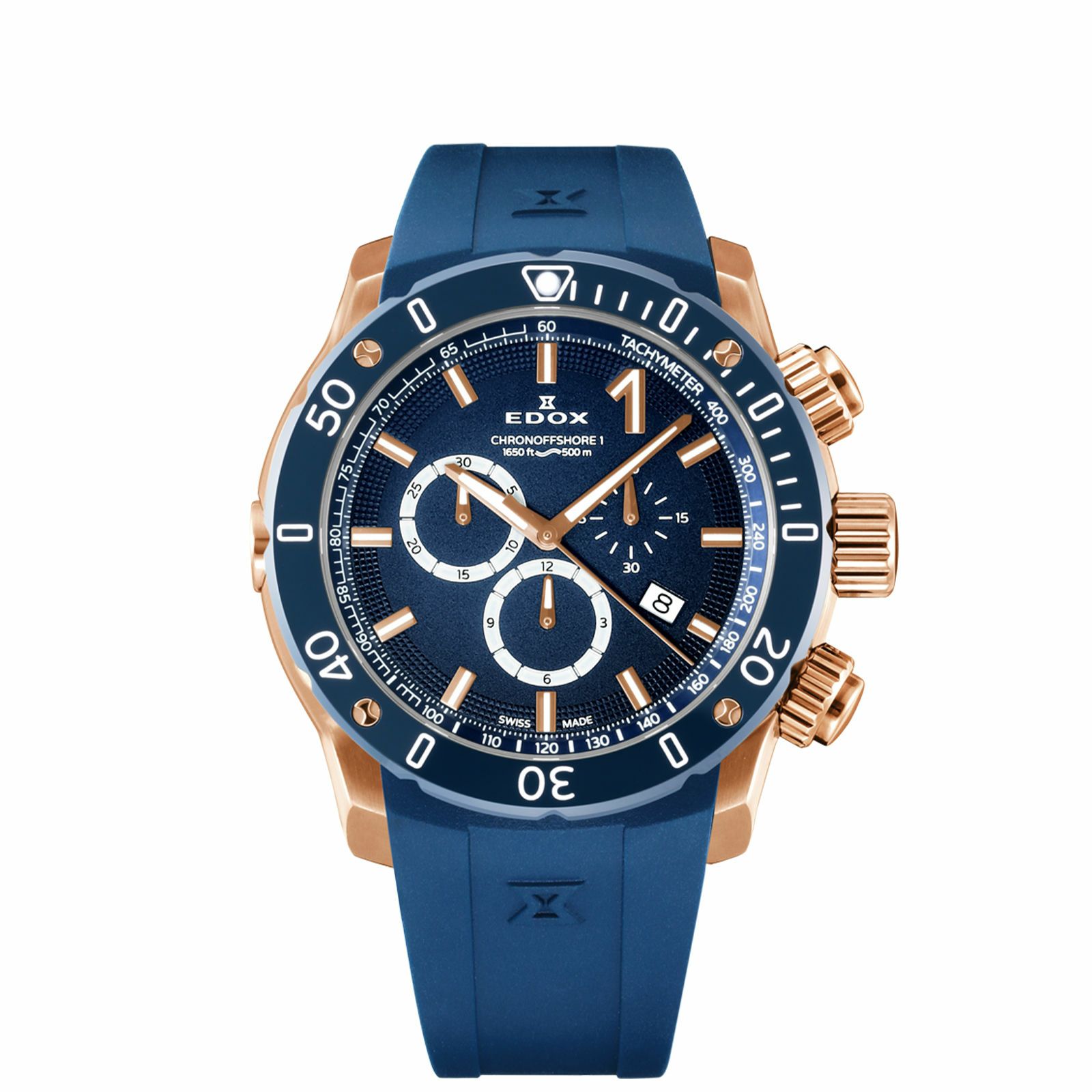 クロノオフショア1 クロノグラフ | EDOX Official Site 