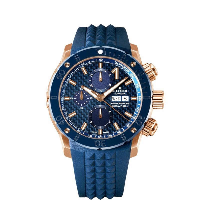 <br>EDOX エドックス/クロノオフショア1 クロノグラフ オートマティック/01122/103****/時計/ABランク/51