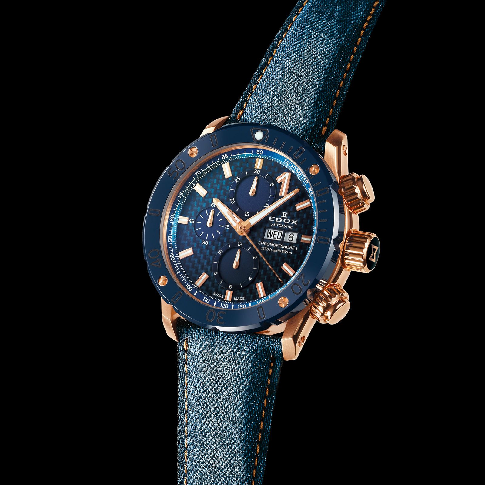 クロノオフショア1 クロノグラフ オートマティック | EDOX Official Site