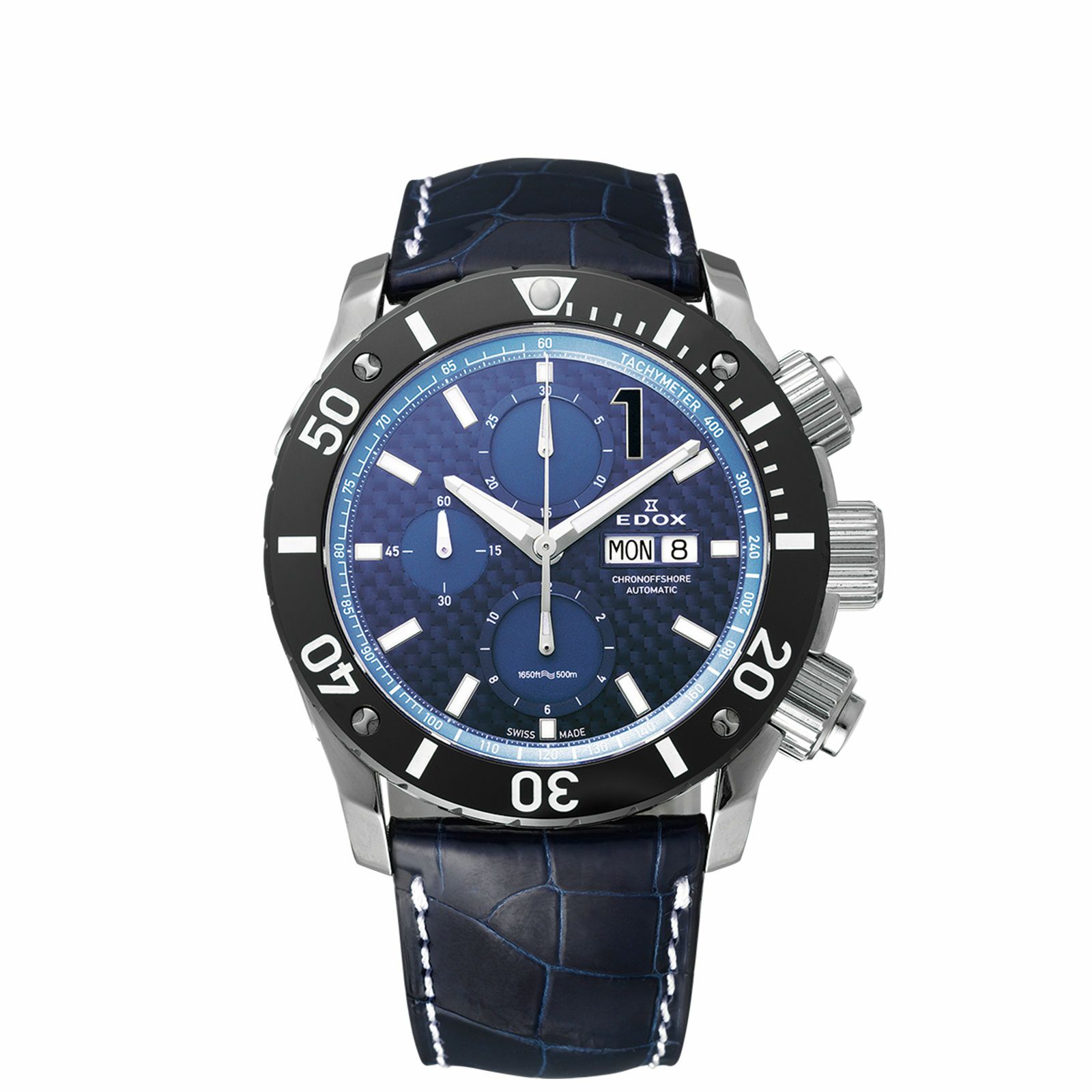 クロノオフショア1 クロノグラフ オートマティック | EDOX Official Site 