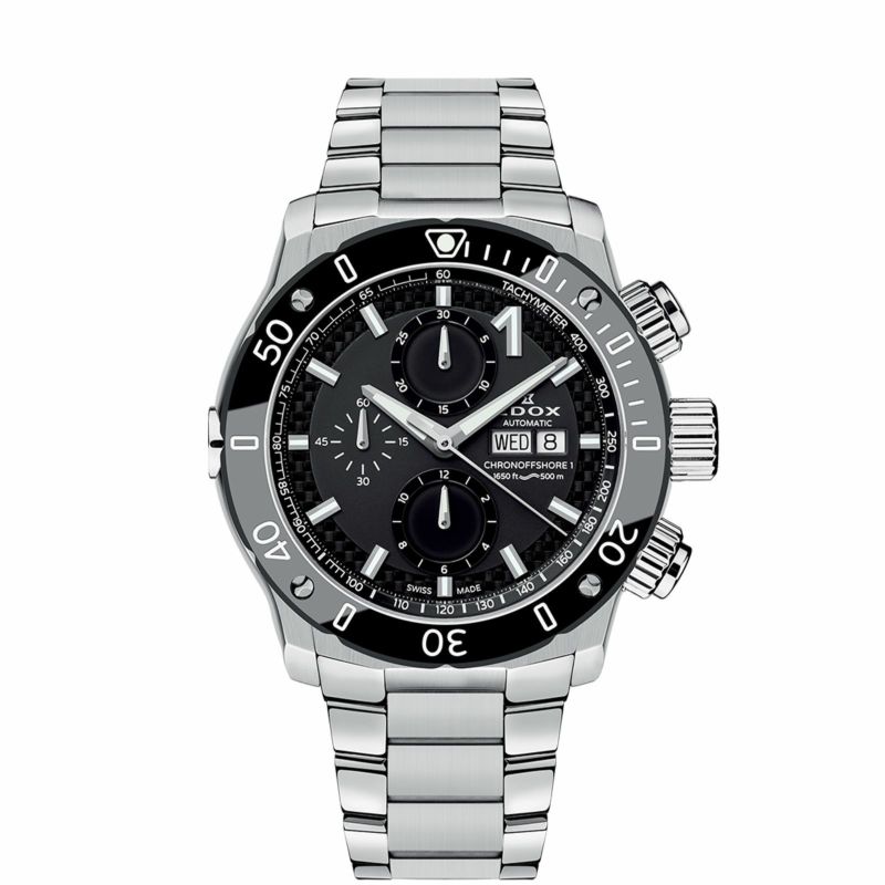 <br>EDOX エドックス/クロノオフショア1 クロノグラフ オートマティック/01122/103****/時計/ABランク/51