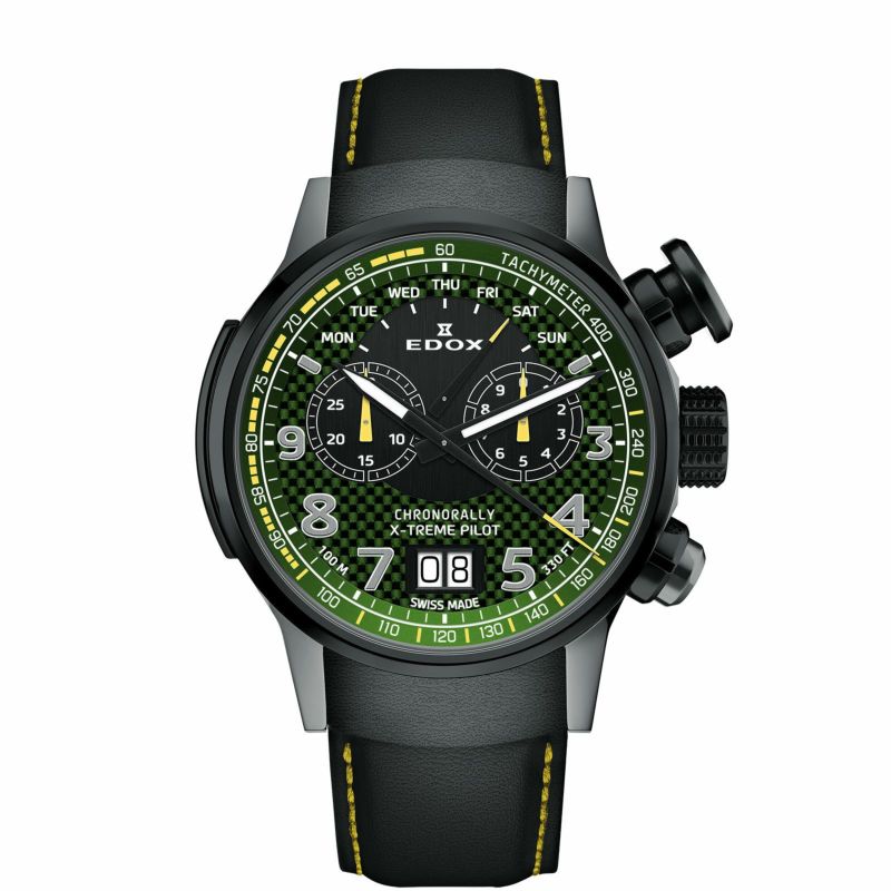 クロノラリー1 エクストリーム パイロット リミテッドエディション | EDOX Official Site