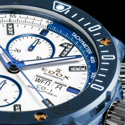 クロノオフショア1 クロノグラフ オートマティック リミテッドエディション | EDOX Official Site