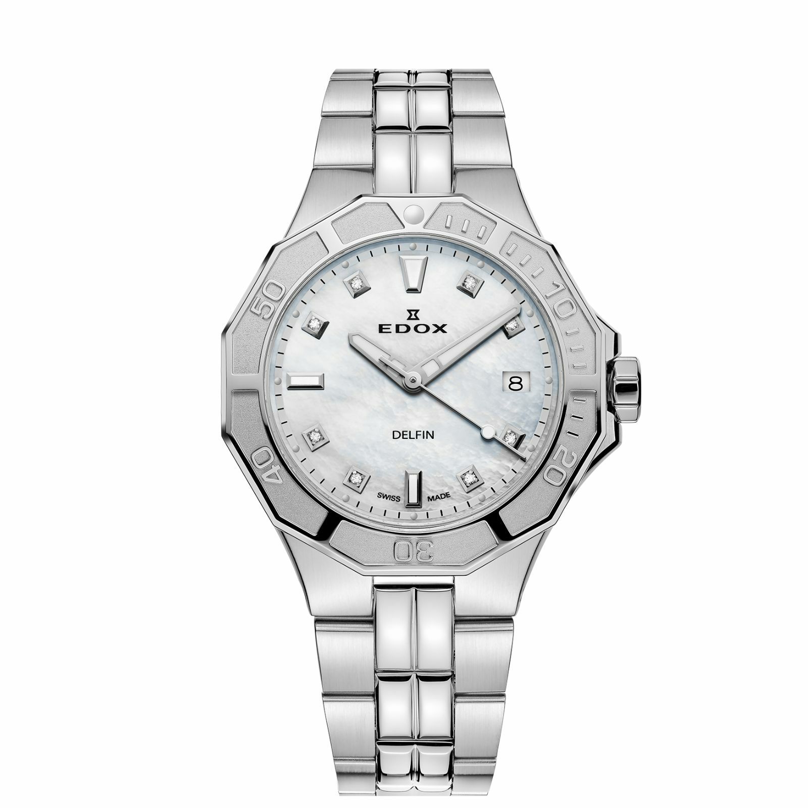 デルフィン オリジナル ダイバー デイト レディー | EDOX Official Site