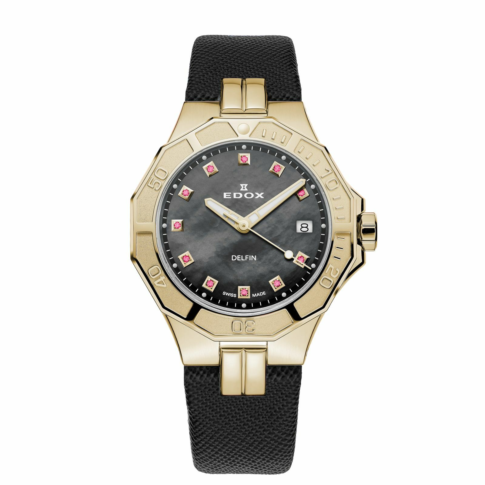 デルフィン オリジナル ダイバー デイト レディー | EDOX Official Site